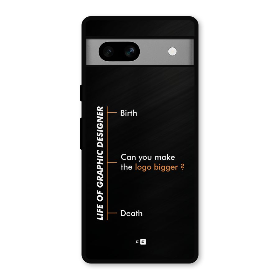 Graphic Designer Life Metal Back Case for Google Pixel 7a