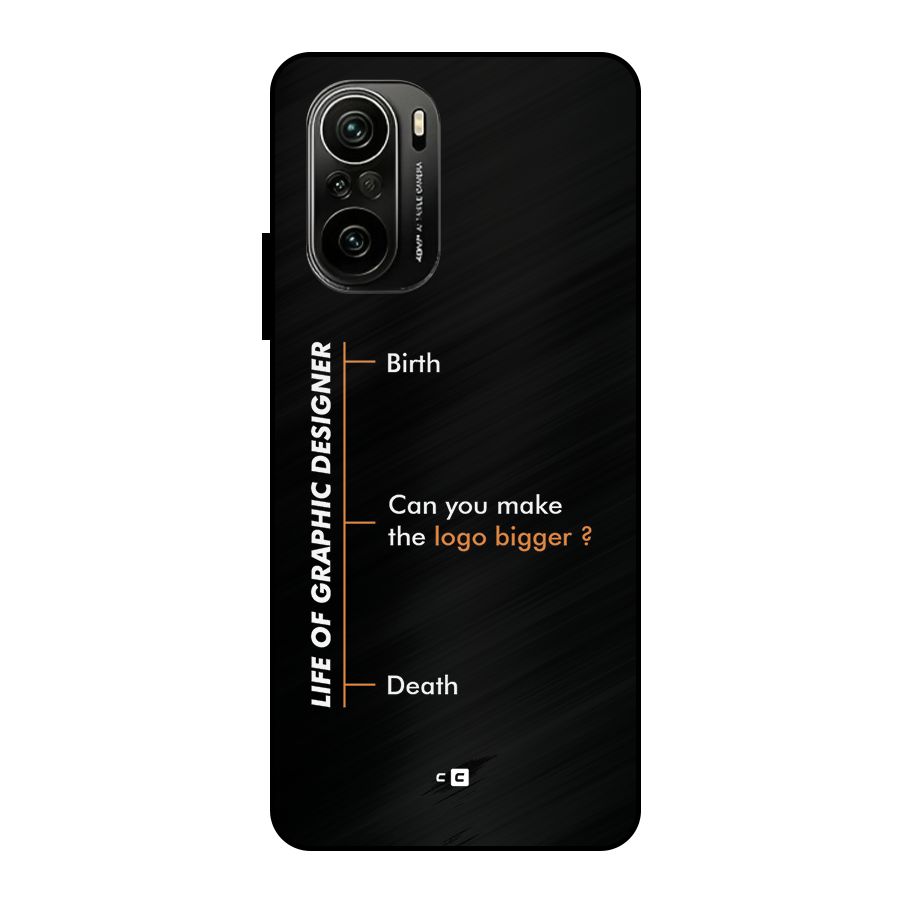 Graphic Designer Life Metal Back Case for Mi 11x