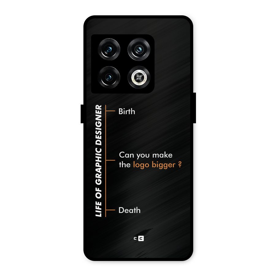 Graphic Designer Life Metal Back Case for OnePlus 10 Pro 5G