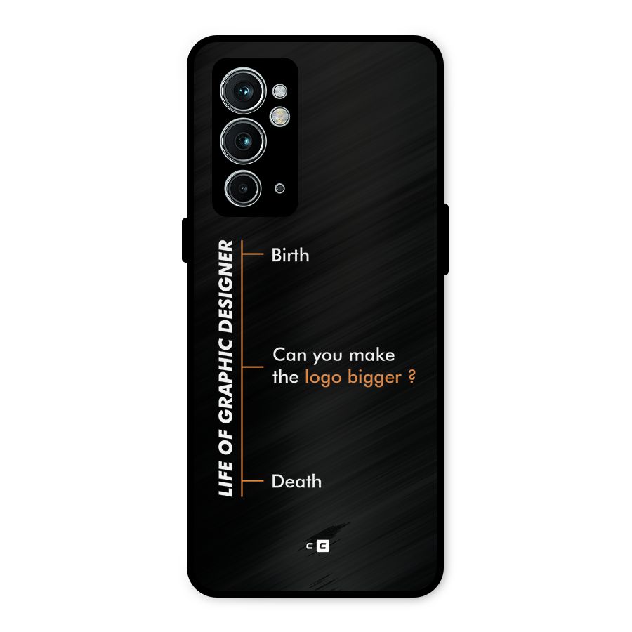 Graphic Designer Life Metal Back Case for OnePlus 9RT 5G