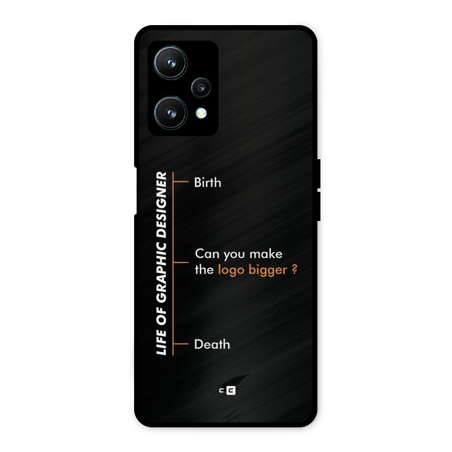 Graphic Designer Life Metal Back Case for Realme 9 Pro 5G