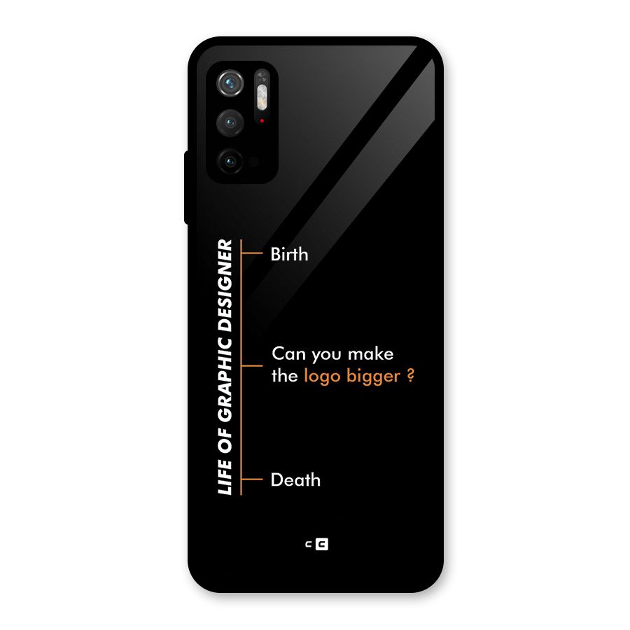 Graphic Designer Life Metal Back Case for Redmi Note 10T 5G
