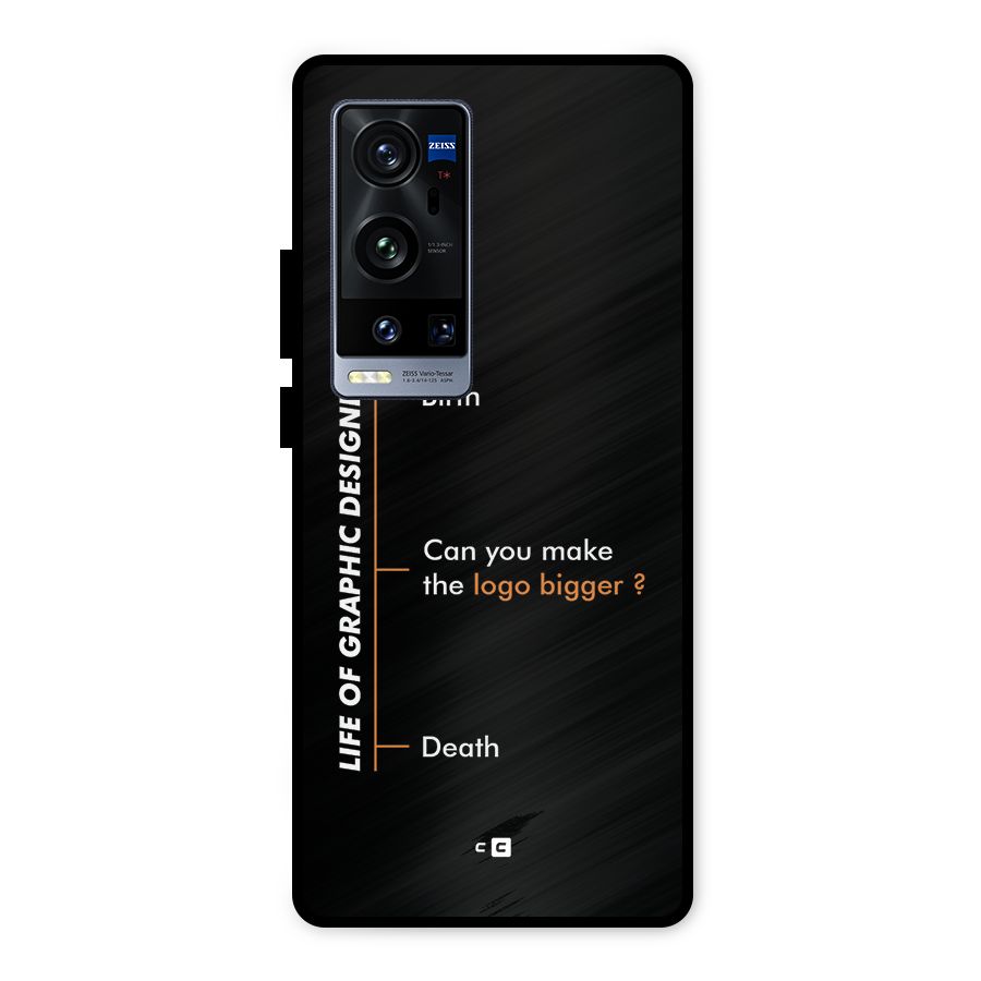 Graphic Designer Life Metal Back Case for Vivo X60 Pro Plus