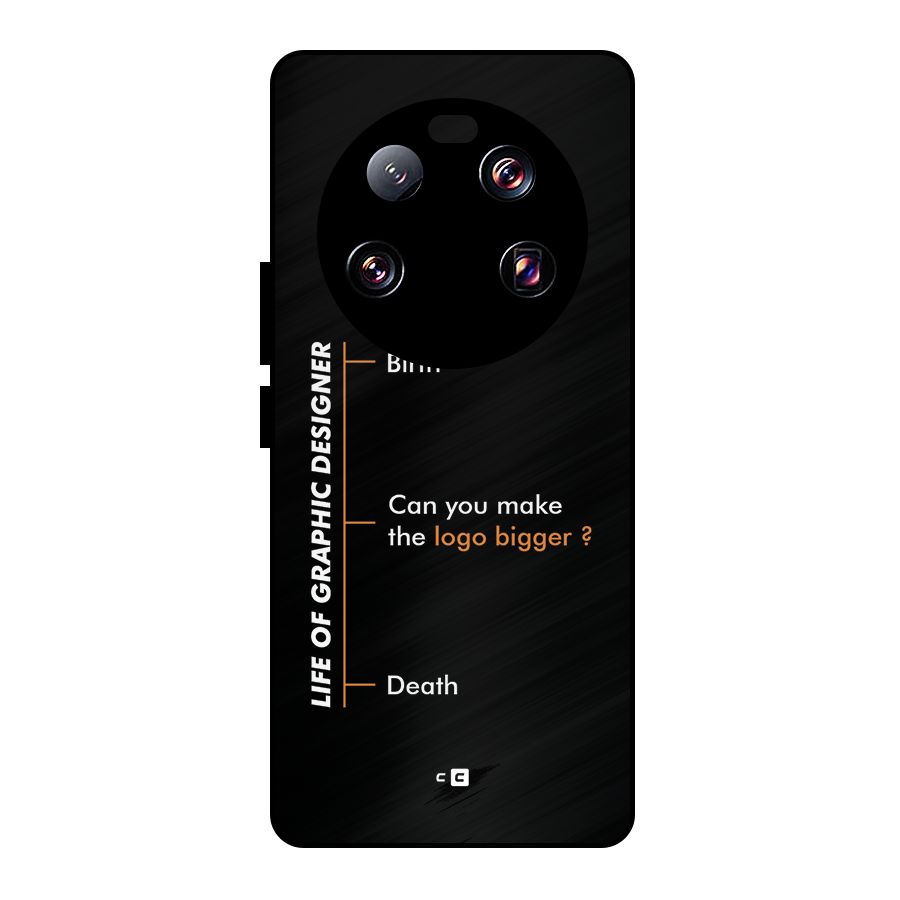 Graphic Designer Life Metal Back Case for Xiaomi 13 Ultra