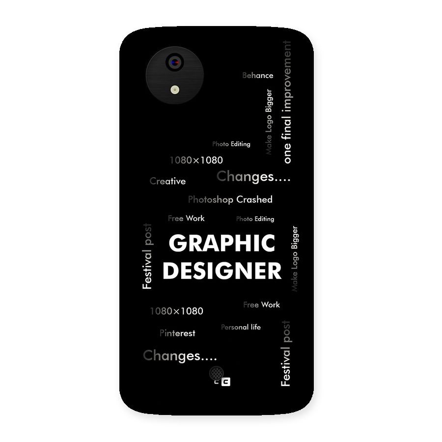 Graphic Designer Struggles Back Case for Canvas A1  AQ4501