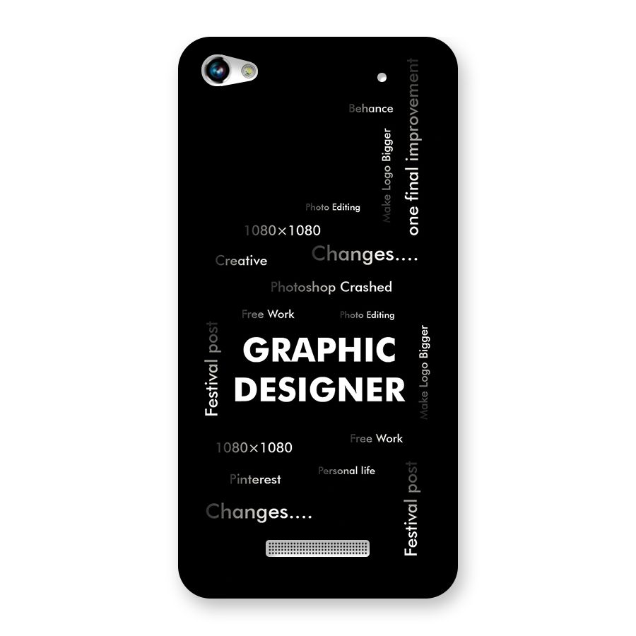 Graphic Designer Struggles Back Case for Canvas Hue 2 A316