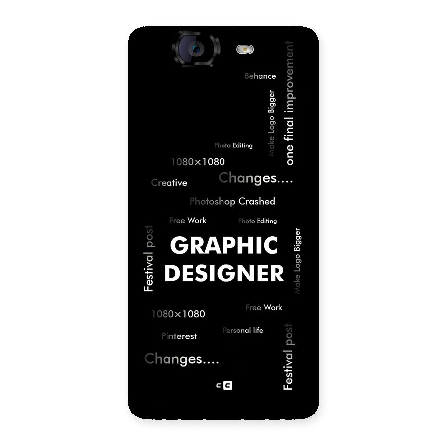 Graphic Designer Struggles Back Case for Canvas Knight A350