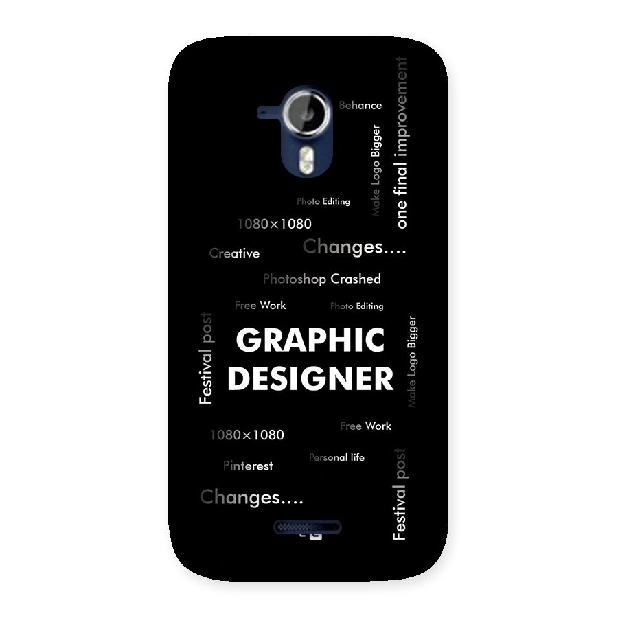 Graphic Designer Struggles Back Case for Canvas Magnus A117