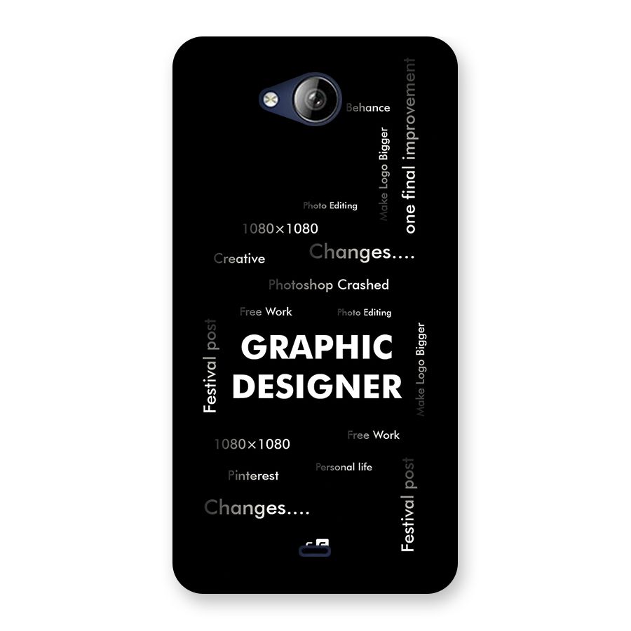 Graphic Designer Struggles Back Case for Canvas Play Q355