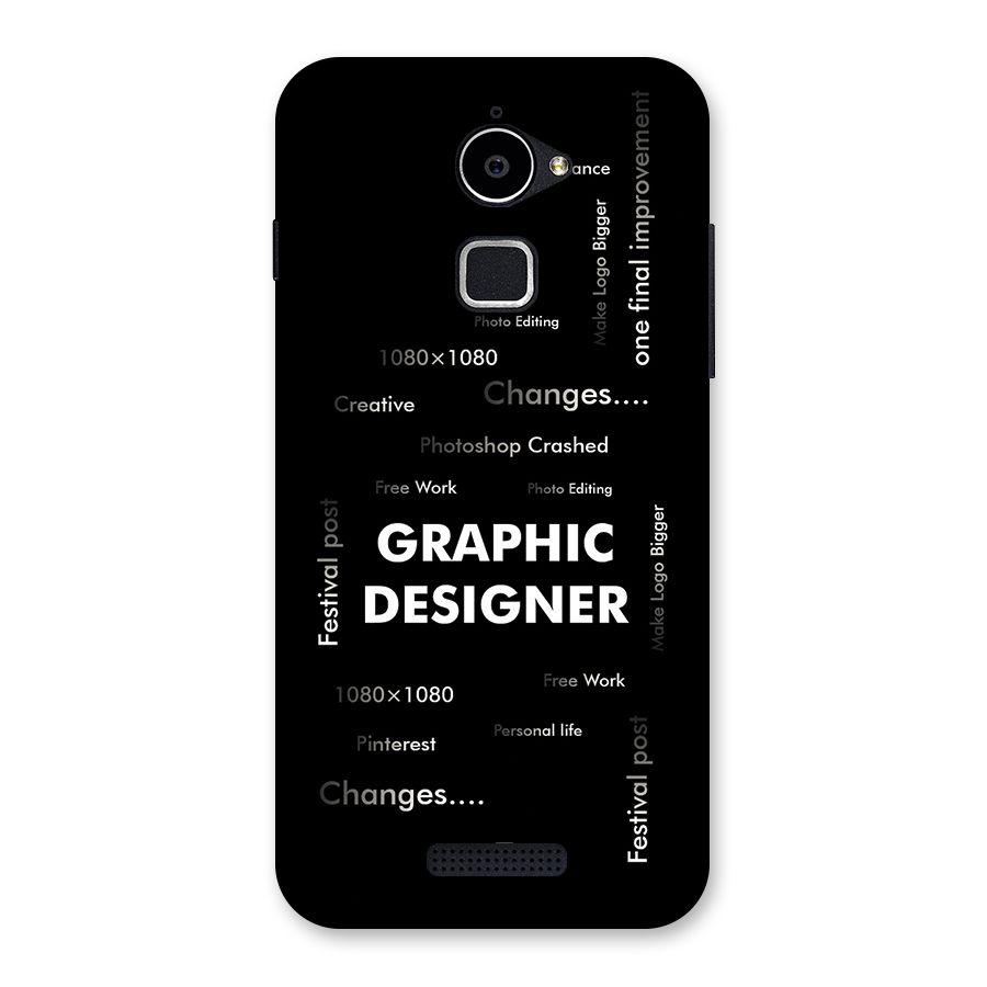 Graphic Designer Struggles Back Case for Coolpad Note 3 Lite