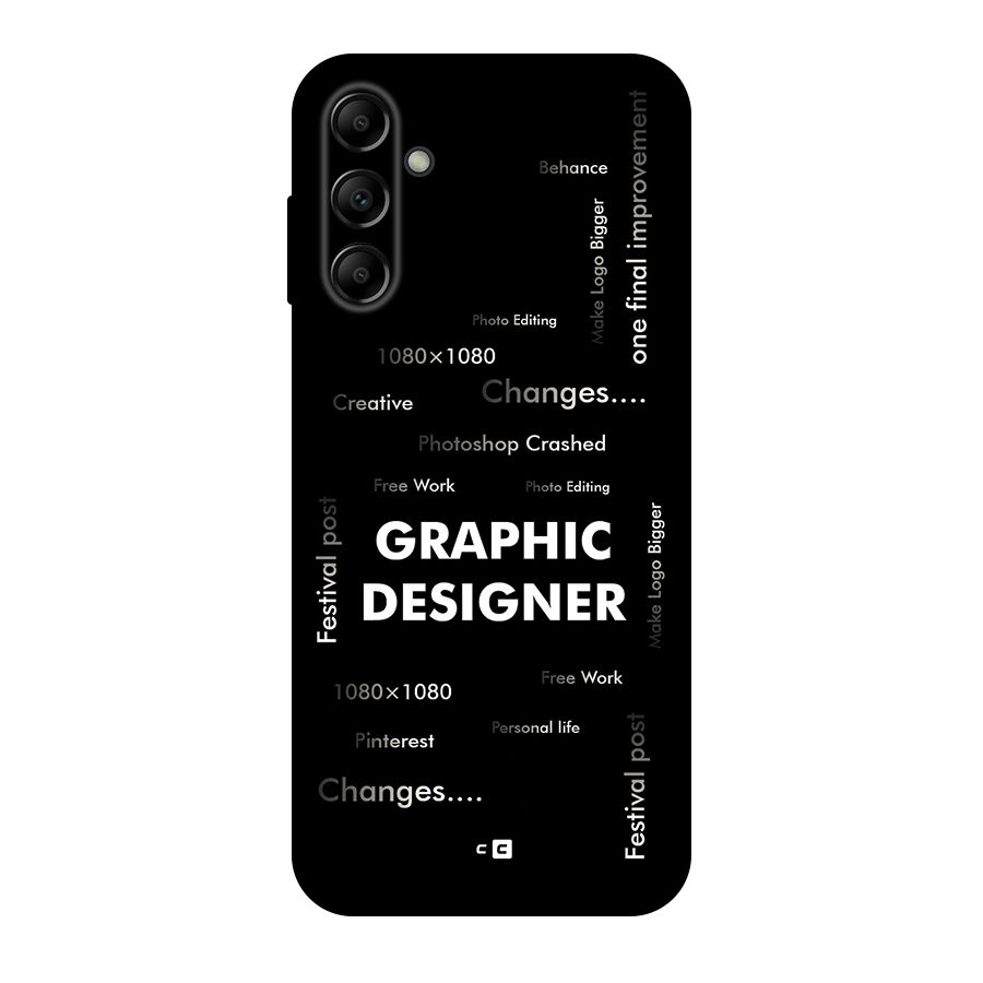 Graphic Designer Struggles Back Case for Galaxy A14 5G