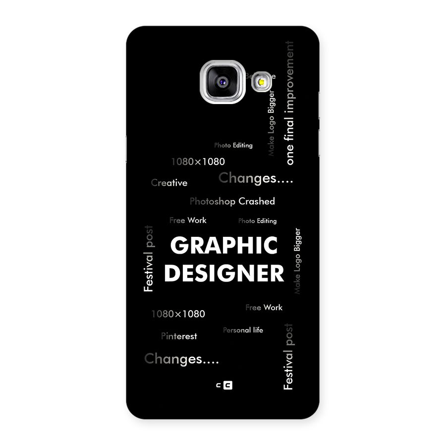 Graphic Designer Struggles Back Case for Galaxy A5 (2016)