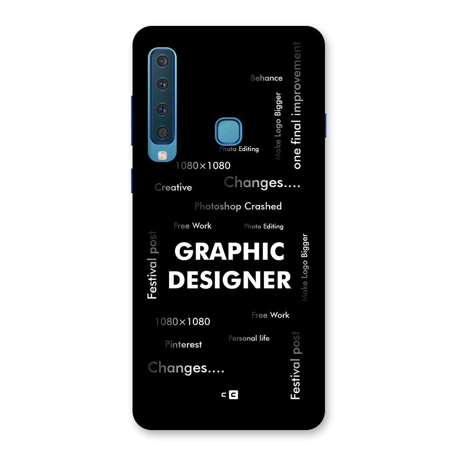 Graphic Designer Struggles Back Case for Galaxy A9 (2018)