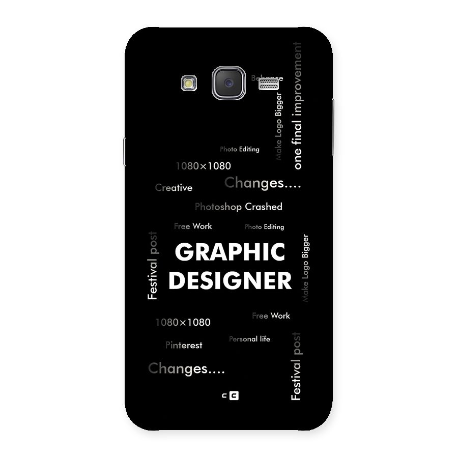 Graphic Designer Struggles Back Case for Galaxy J7