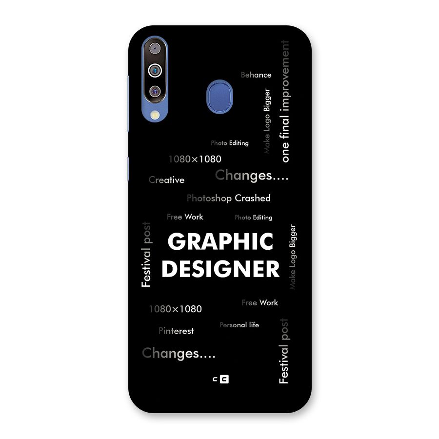 Graphic Designer Struggles Back Case for Galaxy M30