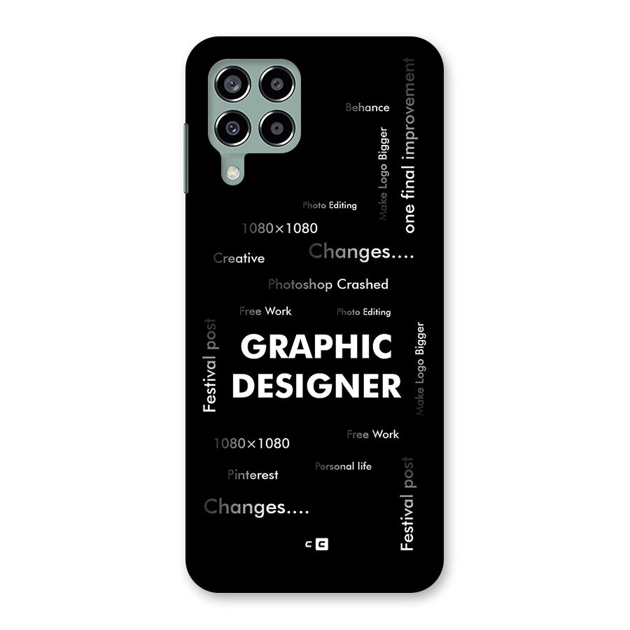 Graphic Designer Struggles Back Case for Galaxy M33