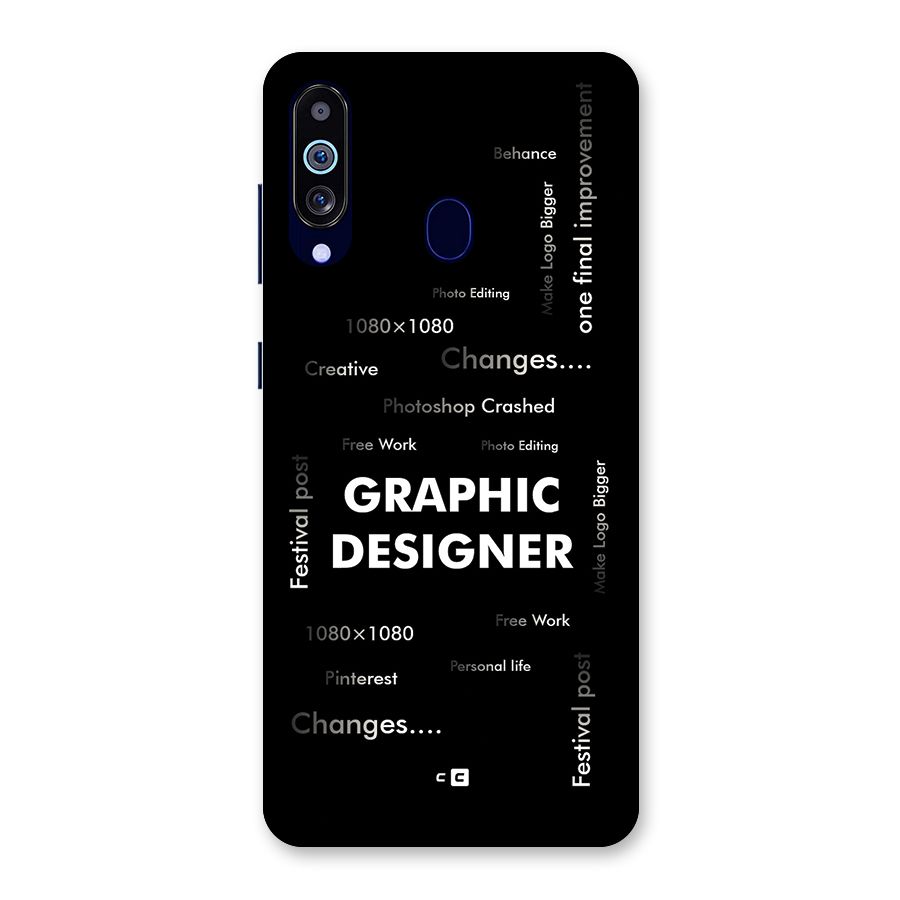 Graphic Designer Struggles Back Case for Galaxy M40