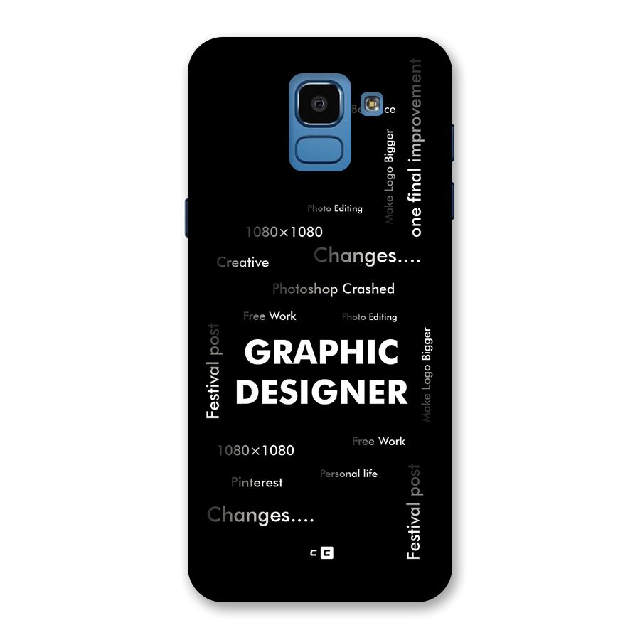 Graphic Designer Struggles Back Case for Galaxy On6
