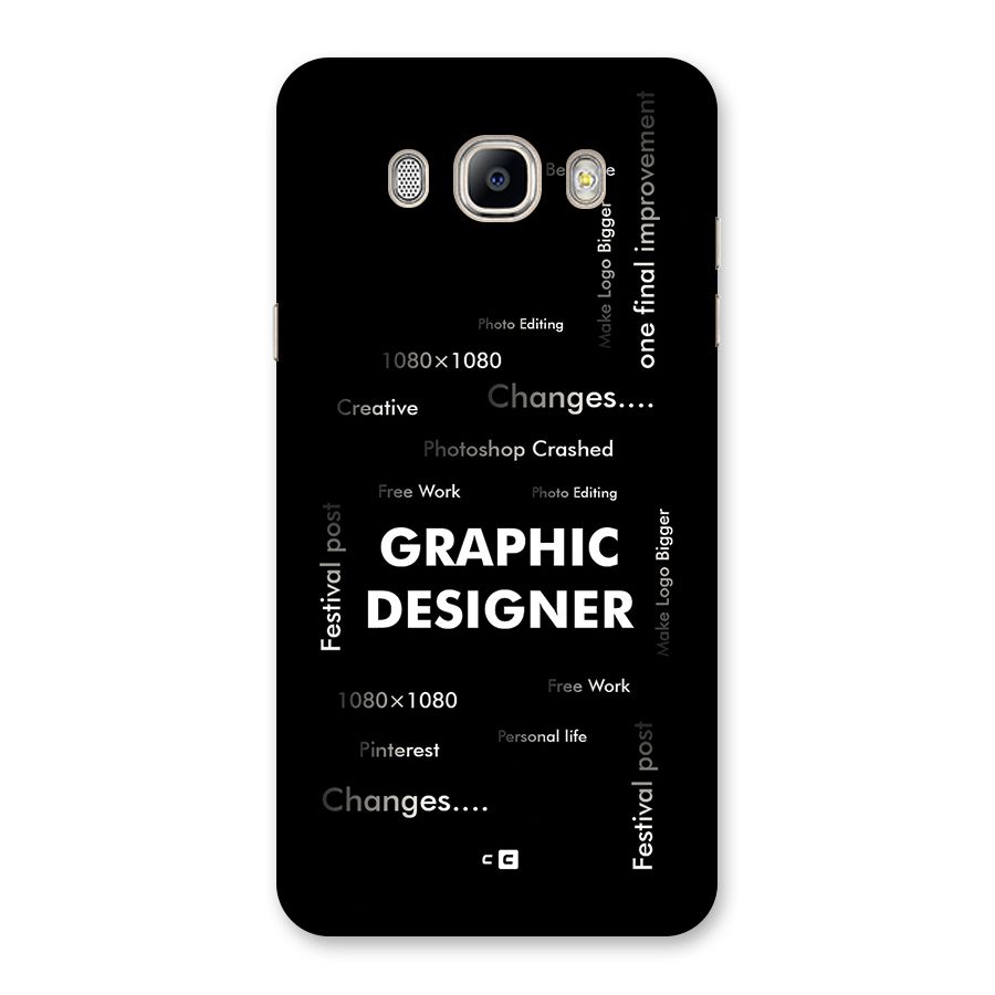 Graphic Designer Struggles Back Case for Galaxy On8