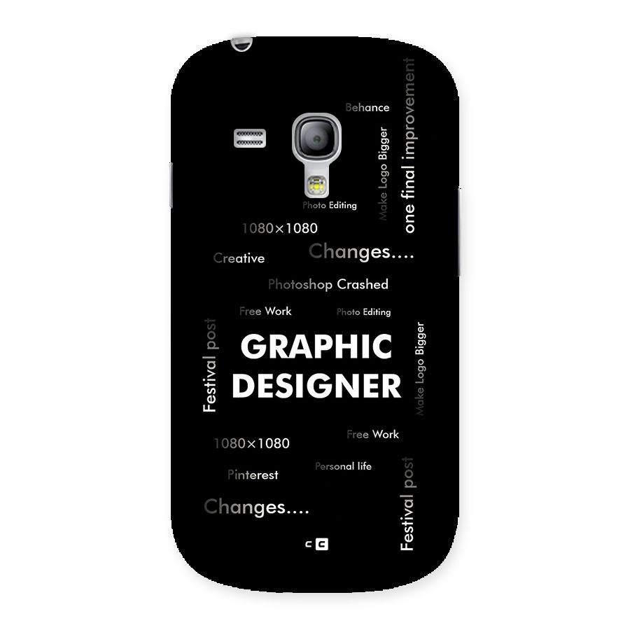 Graphic Designer Struggles Back Case for Galaxy S3 Mini