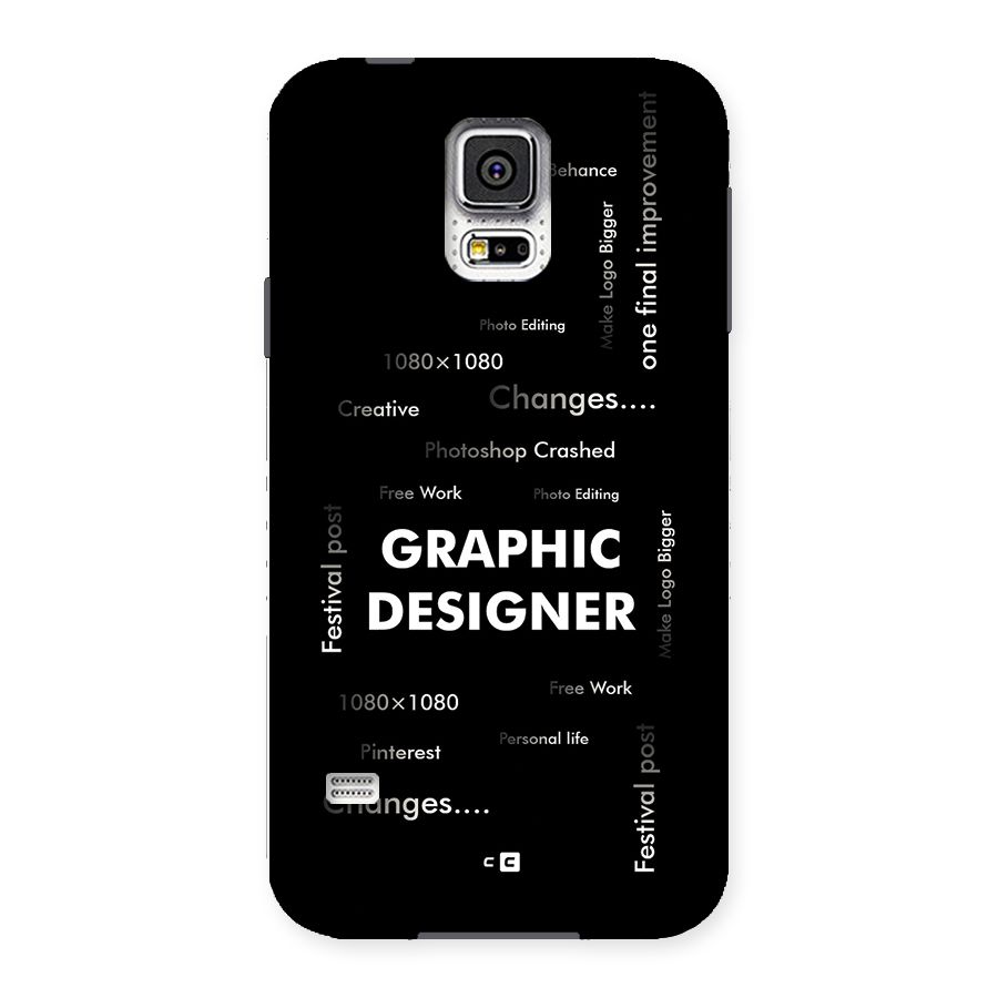 Graphic Designer Struggles Back Case for Galaxy S5