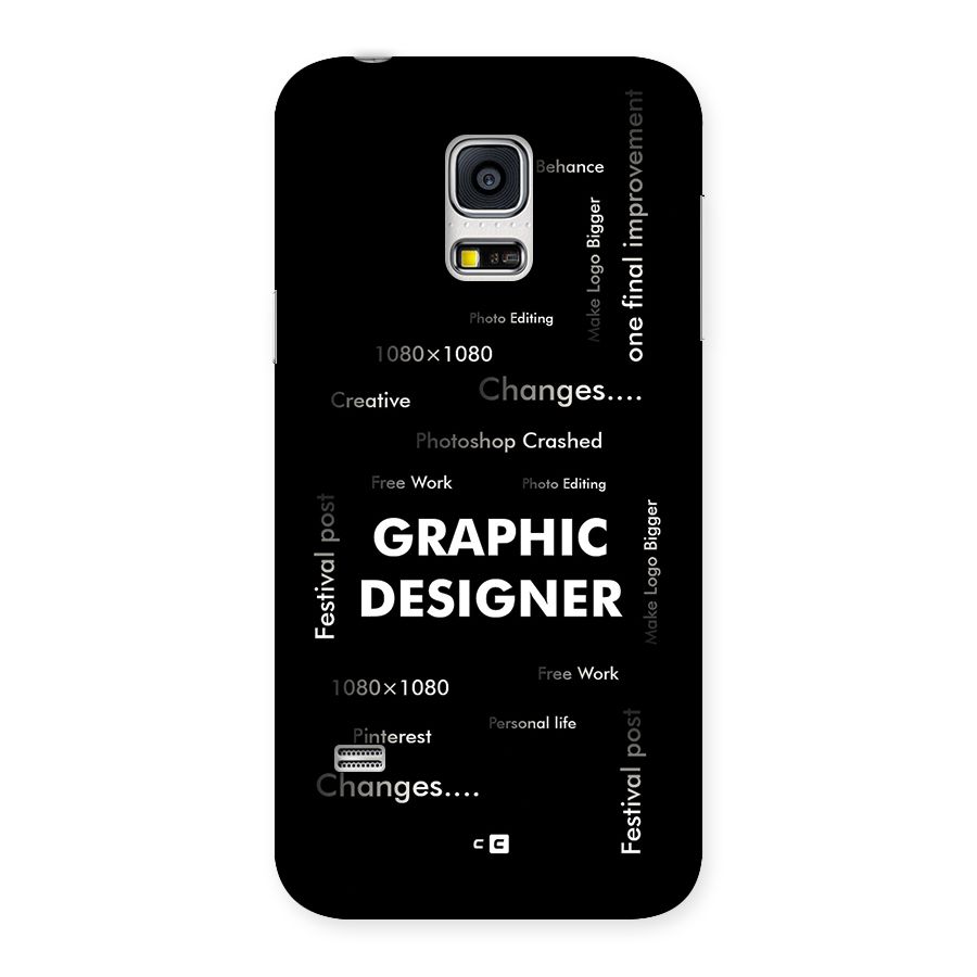 Graphic Designer Struggles Back Case for Galaxy S5 Mini
