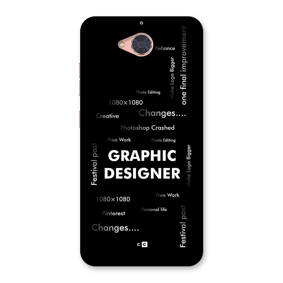 Graphic Designer Struggles Back Case for Gionee S6 Pro