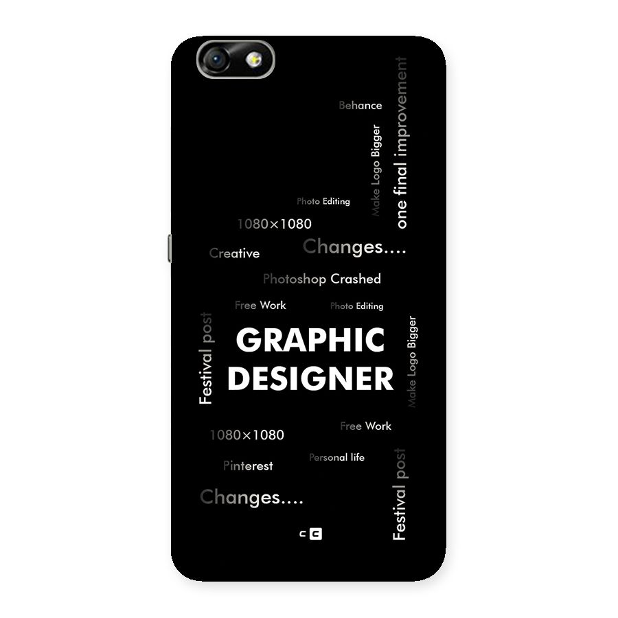 Graphic Designer Struggles Back Case for Honor 4X