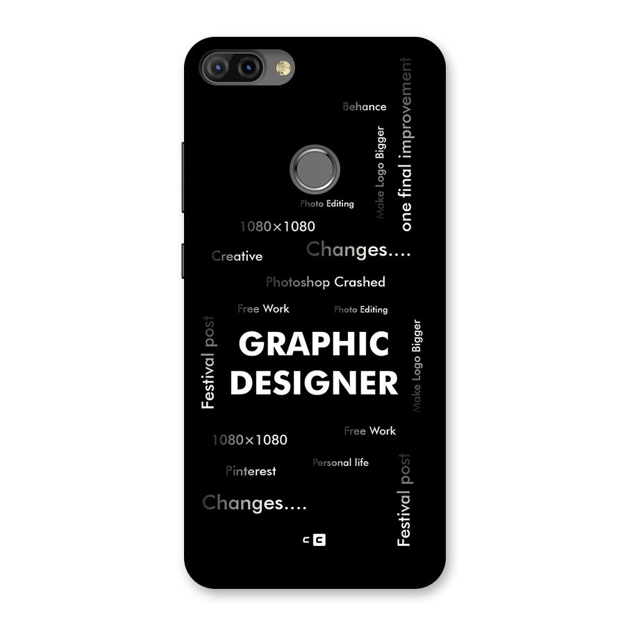 Graphic Designer Struggles Back Case for Infinix Hot 6 Pro