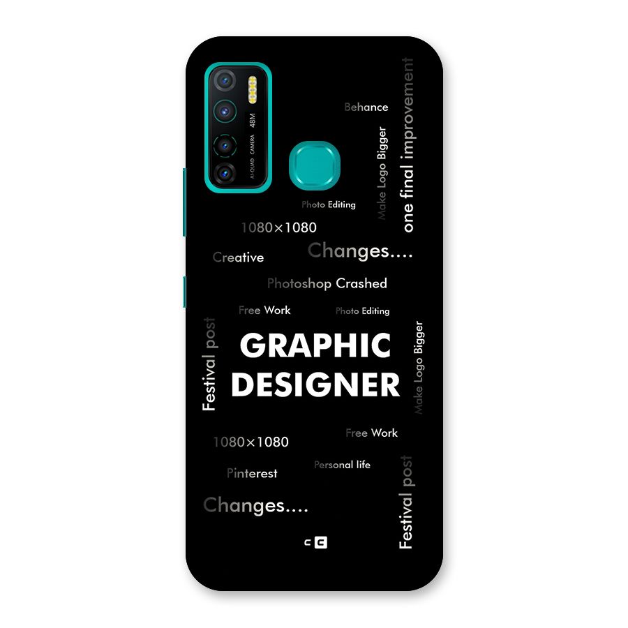 Graphic Designer Struggles Back Case for Infinix Hot 9 Pro