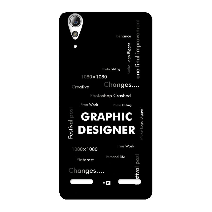Graphic Designer Struggles Back Case for Lenovo A6000