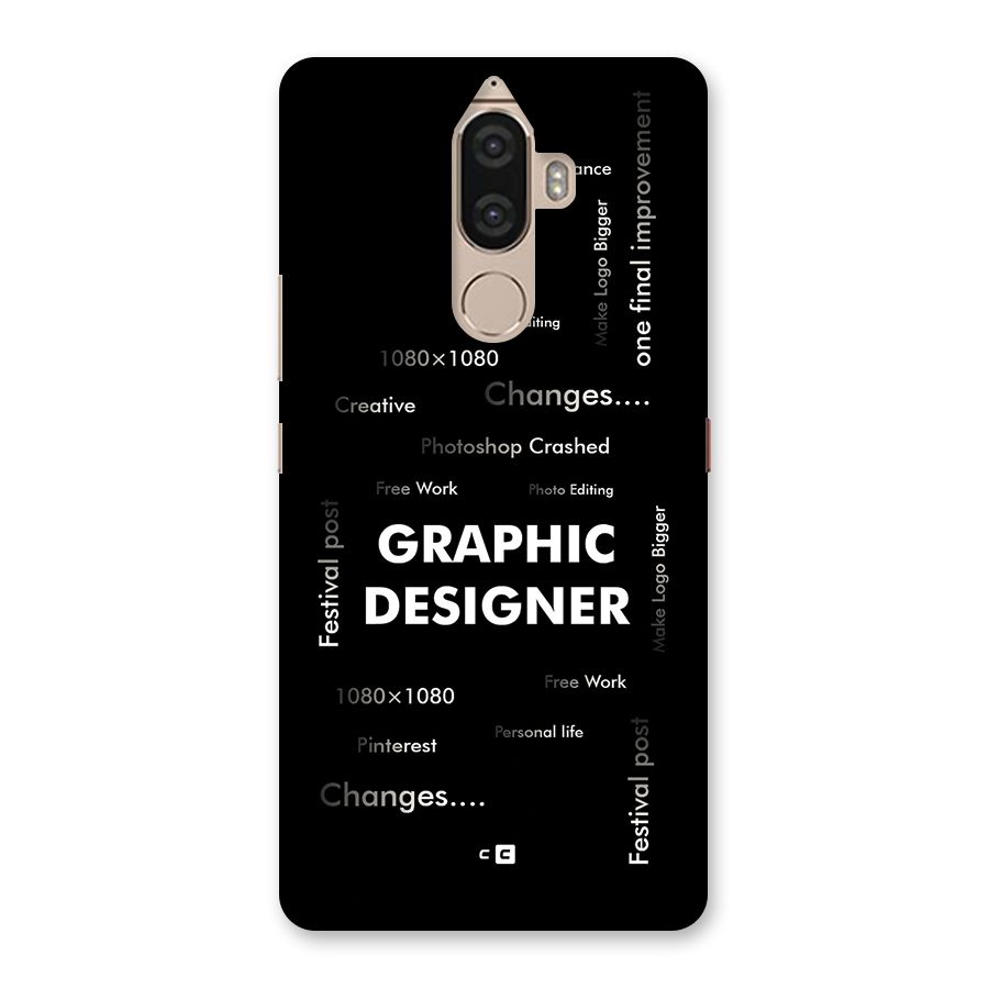 Graphic Designer Struggles Back Case for Lenovo K8 Note