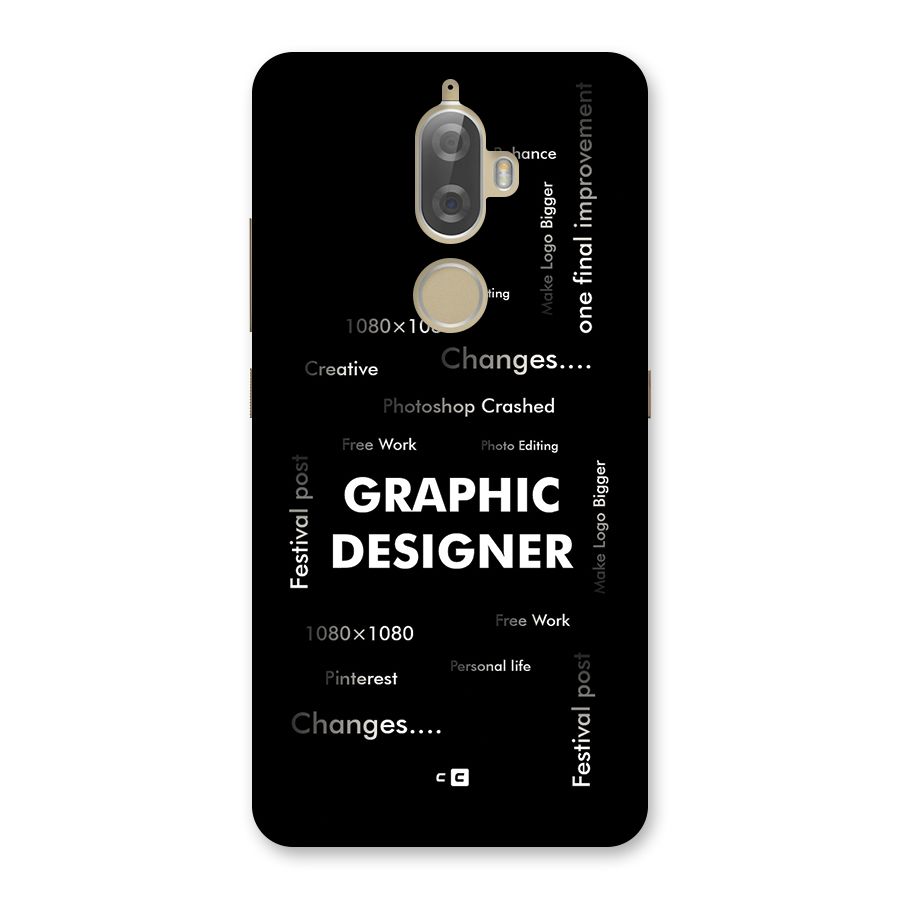 Graphic Designer Struggles Back Case for Lenovo K8 Plus