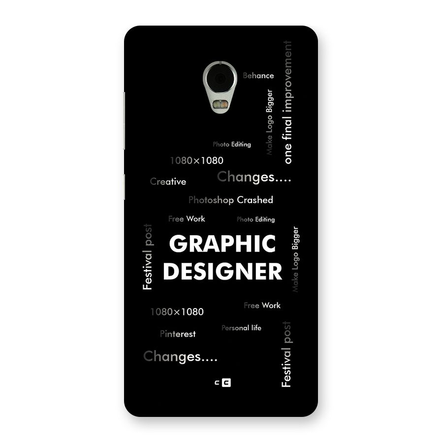 Graphic Designer Struggles Back Case for Lenovo Vibe P1