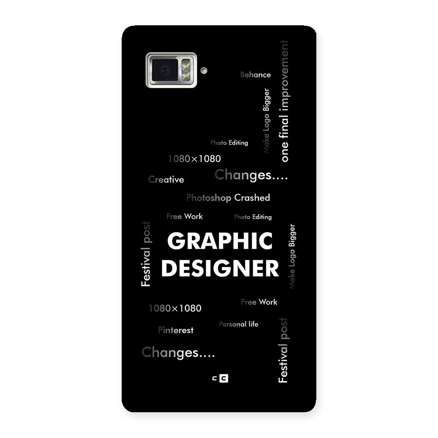 Graphic Designer Struggles Back Case for Lenovo Vibe Z2 Pro K920