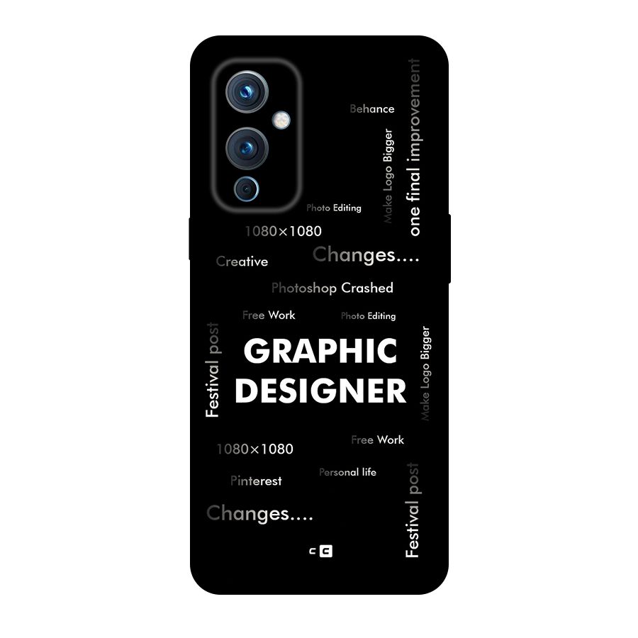 Graphic Designer Struggles Back Case for OnePlus 9