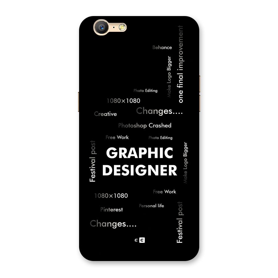 Graphic Designer Struggles Back Case for Oppo A57