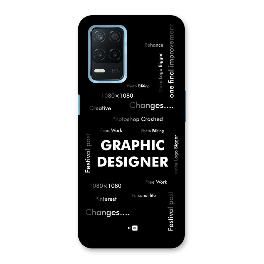 Graphic Designer Struggles Back Case for Realme 8 5G