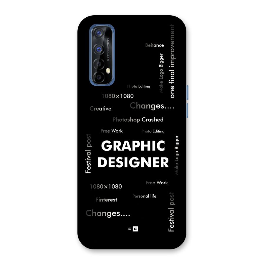 Graphic Designer Struggles Back Case for Realme Narzo 20 Pro