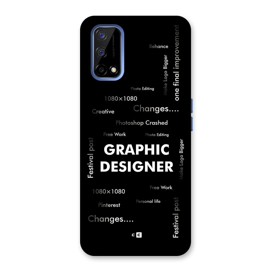 Graphic Designer Struggles Back Case for Realme Narzo 30 Pro