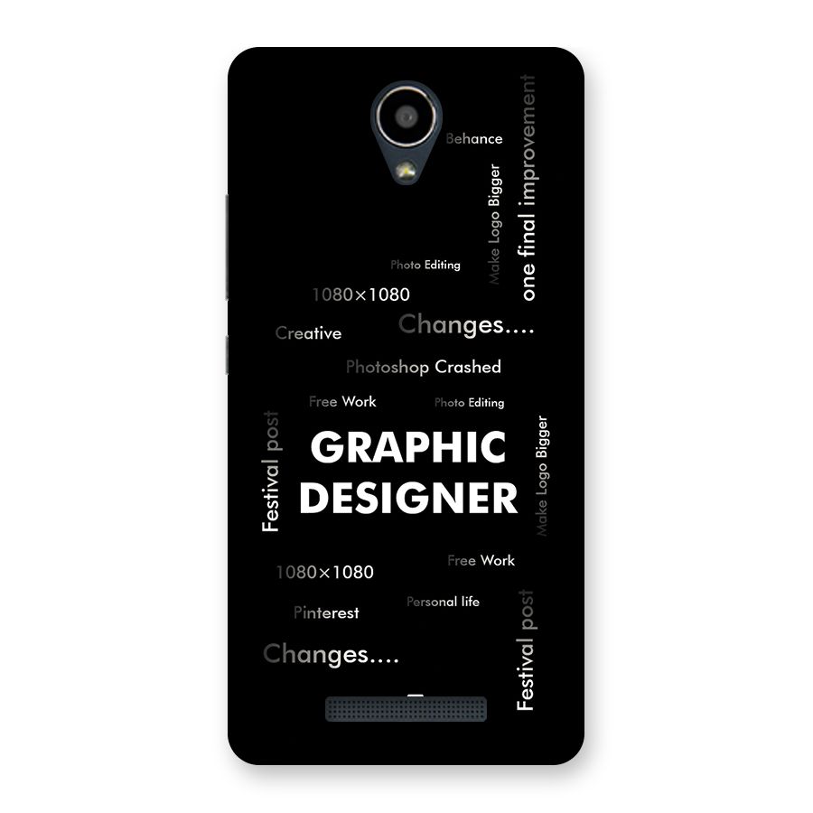 Graphic Designer Struggles Back Case for Redmi Note 2