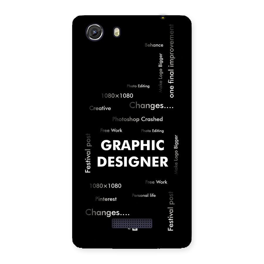 Graphic Designer Struggles Back Case for Unite 3