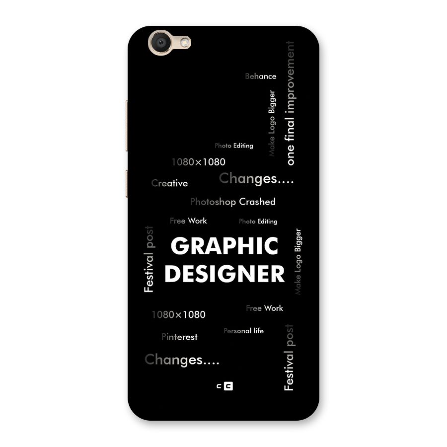Graphic Designer Struggles Back Case for Vivo V5