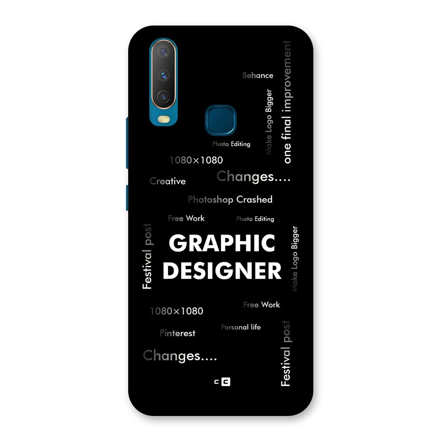 Graphic Designer Struggles Back Case for Vivo Y11