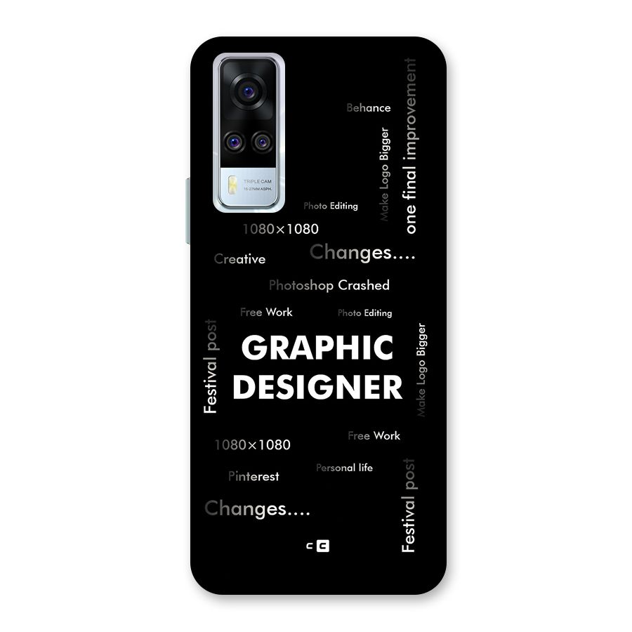Graphic Designer Struggles Back Case for Vivo Y31