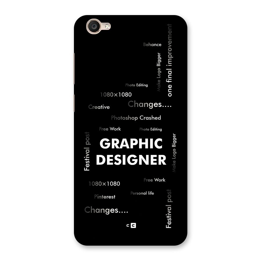 Graphic Designer Struggles Back Case for Vivo Y55