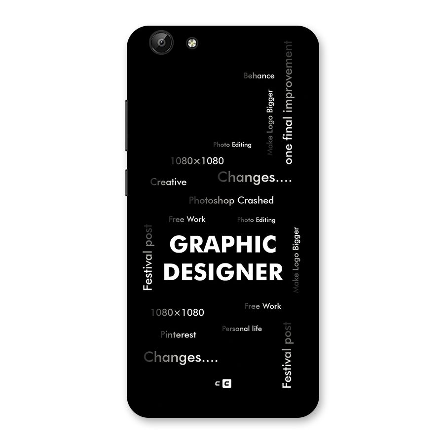Graphic Designer Struggles Back Case for Vivo Y69