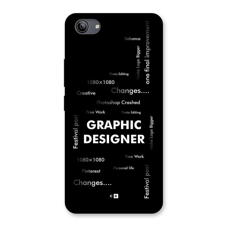 Graphic Designer Struggles Back Case for Vivo Y81i