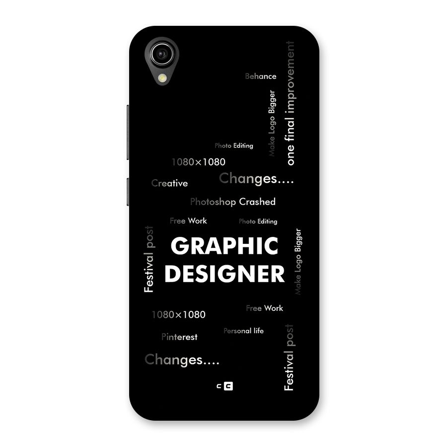 Graphic Designer Struggles Back Case for Vivo Y90