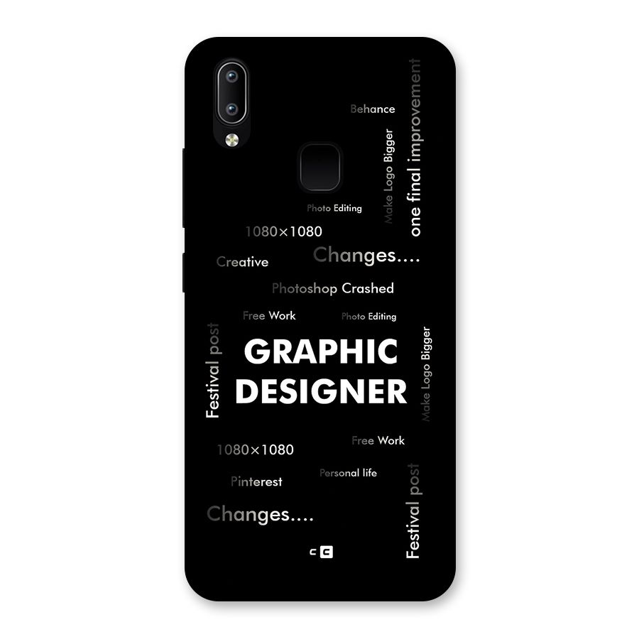 Graphic Designer Struggles Back Case for Vivo Y93